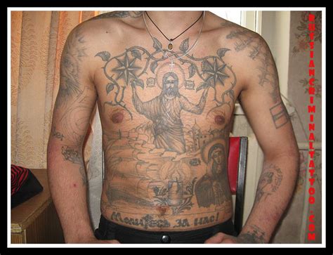 el tatuaje criminal ruso ruega por nosotros