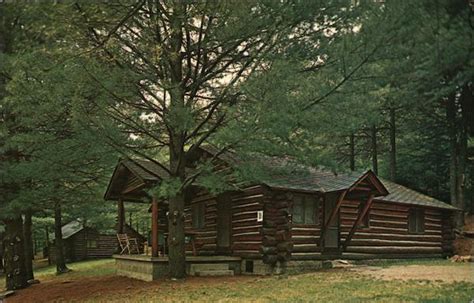Cabins At Macbeths Cook Forest State Park Cooksburg Pa Postcard
