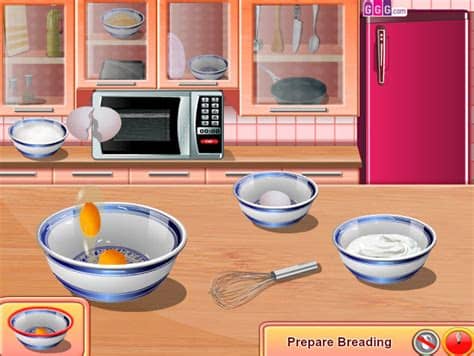 Tenemos los juegos de cocina online más divertidos. Juego de cocinar pollo con queso
