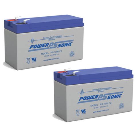 Power Sonic 2 Pack 12v 9ah Battery Apc Back Ups Xs1500 Rbc109 Ps 1290