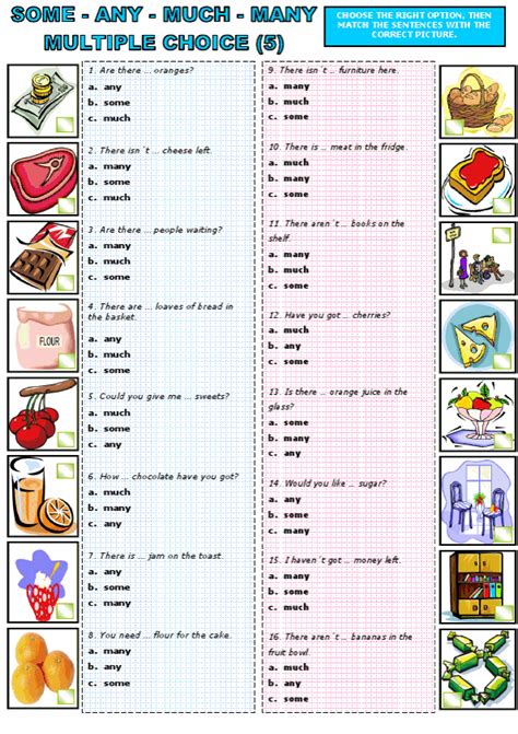 Some Any Exercises Free Printable Some Any Esl Worksheets
