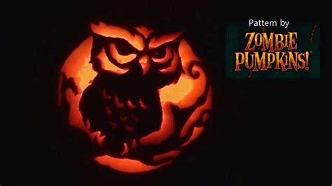 Owl Pumpkin Carving Youtube
