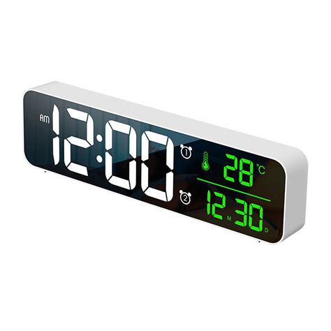 Led Digital Alarm Clocks For Bedrooms Bedside With Snooze Digital Clock