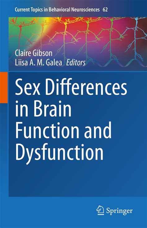 Sex Differences In Brain Function And Dysfunction Ebook By Epub Rakuten Kobo 9783031267239