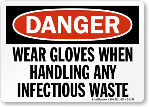 Contaminated Clothing Signs Soiled Linens Biohazard Warning Signs