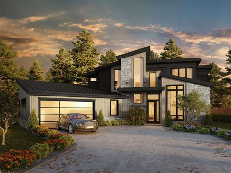 This Two Story Modern Plan Has Everything You Could Want From A