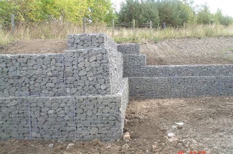 Concrete is best if the ground is subject to significant heave and settlement (if for example the water table is very high). Gabion Retaining Wall Construction
