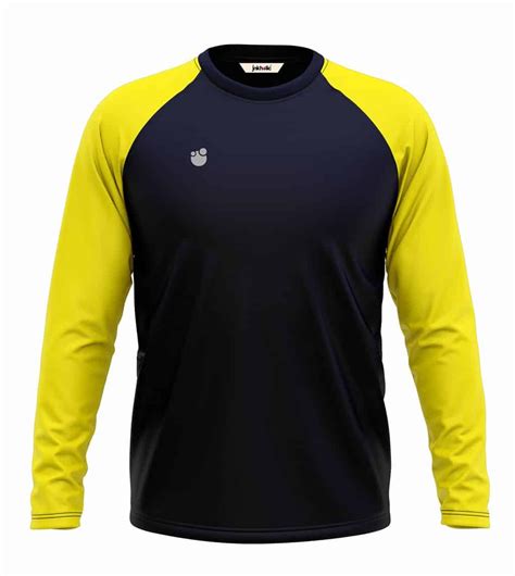 Round Neck Full Sleeve Reglan Sports T Shirt Inkholic