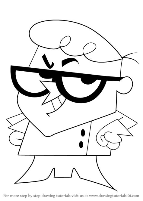 Learn How To Draw Dexter From Dexters Laboratory Dexters Laboratory