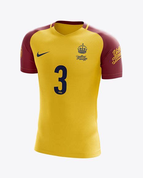 47+ Mens Lace Neck Hockey Jersey Mockup Front Half-Side ...