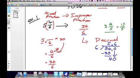 Rational Numbers Fractions Decimals Youtube