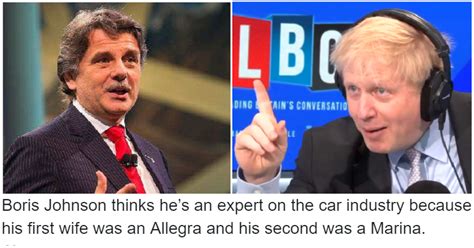 Watch Boris Johnson Claim He May Know More About The Car Industry Than The Ceo Of Jaguar Land