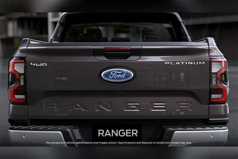 2023 Ford Ranger Platinum Range Topping Variant Revealed Cars For
