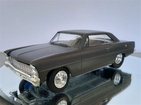 1966 Chevy Nova Pro Street Plastic Model Car Kit 125 Scale