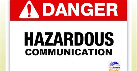 Hazard Communication Labeling Checklist Hse Documents