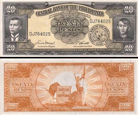 19 obrázky zdarma z filipíny vlajka. *20 Pesos Filipíny 1949, P137d UNC [bankovky-FILIPINY-137d ...