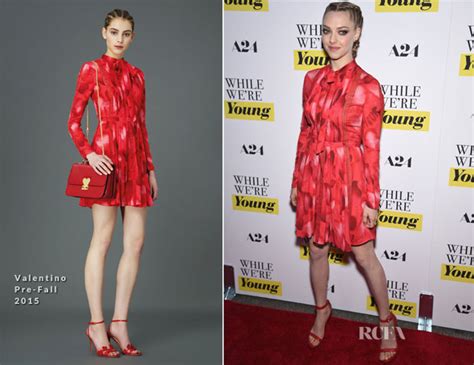 Amanda Seyfried In Valentino While Were Young New York Premiere