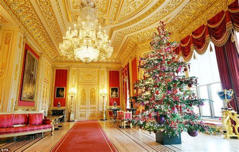 State Apartments At Windsor Castle Are Transformed For Christmas
