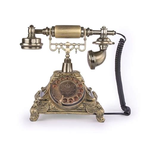 Rotary Dial Phone French Telephone Victorian Style Corded Parlor Office