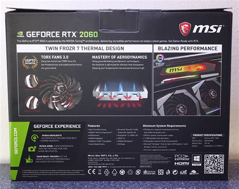 Msi's flagship geforce rtx 2060 model is the geforce rtx 2060 gaming z, which is offered only in an overclocked guise.its msrp of $389 makes it one of the priciest geforce rtx 2060 models you can. MSI GeForce RTX 2060 Gaming Z 6 GB Review | TechPowerUp