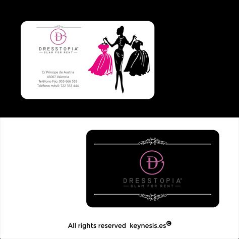 Feminine Modern Womens Clothing Business Card Design For A Company By