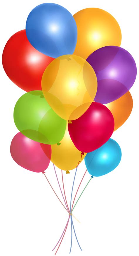 Balloons Bunch Transparent Picture Clip Art Library