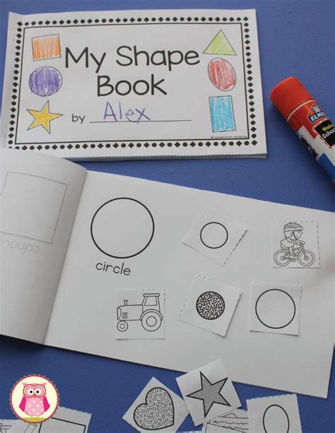Free Printable Shape Book For Kindergarten Printable Templates