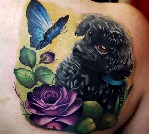 The 14 Cutest Dog Tattoos For True Poodle Lovers Page 2 Of 3