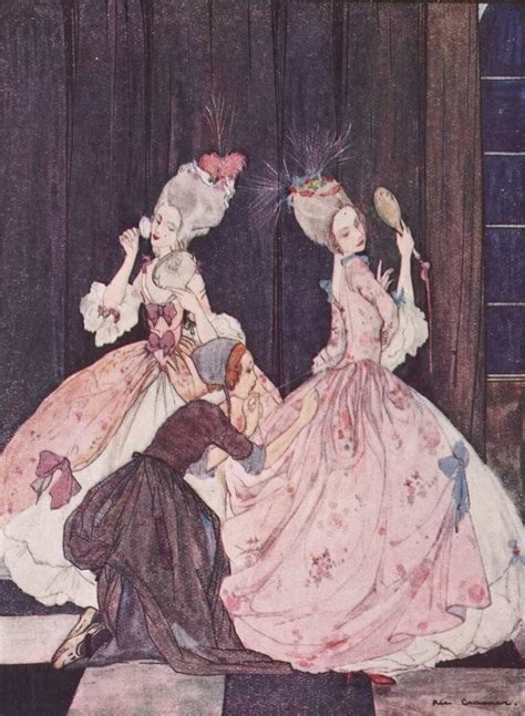 Cinderella Prepares Her Sisters For The Ball Vintage Fairy Tale
