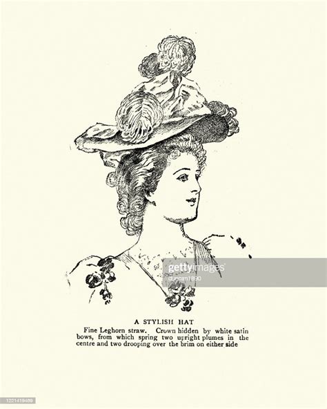 victorian womens fashion 1890s woman wearing a stylish hat high res vector graphic getty images