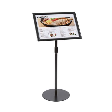 Adjustable Black Floor Standing Snap Frame A4 A3