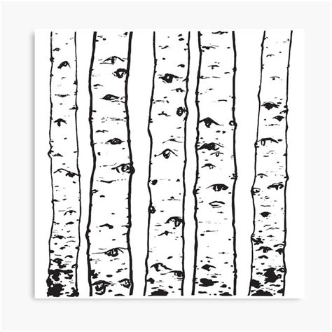 Birch Trees Canvas Print By Curiocabinet Tree Canvas Birch Tree