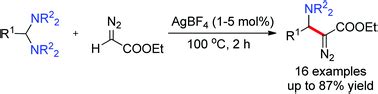 Silver Catalyzed Nucleophilic Substitution Of Aminals With Ethyl