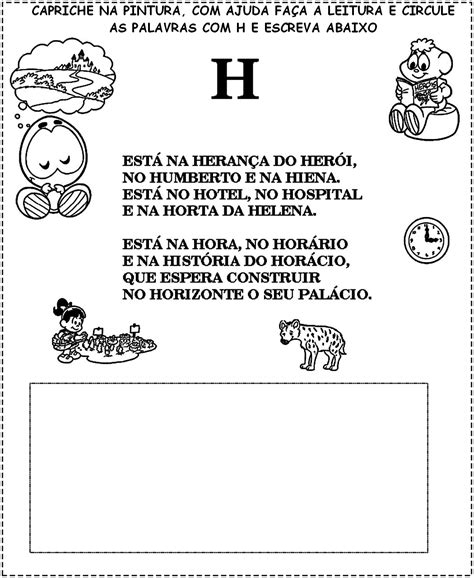 História Da Letra H Pdf