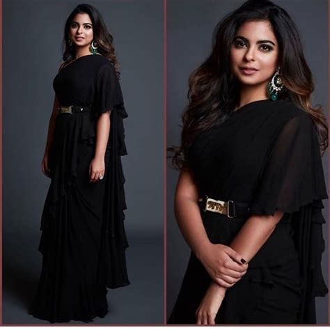 Isha Ambani Redefines Elegance As She Looks Ravishing In Black Ruffle