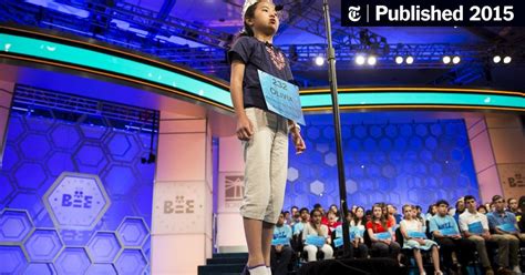 Young spellers have been competing since monday for the privilege of taking part in today's final round and championship, the culmination of bee week 2019. The 2015 Scripps National Spelling Bee - The New York Times