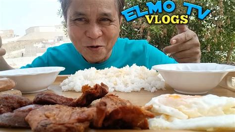 Simple Filipino Breakfast Mukbang Sarap Grabe 🤤😋 Ofwjeddah