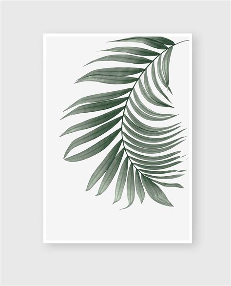 Palm leaf print tropical decor tropical leaf print | etsy. Palm Leaf, Printable Art, Wall Art, Tropical Print, Plant ...