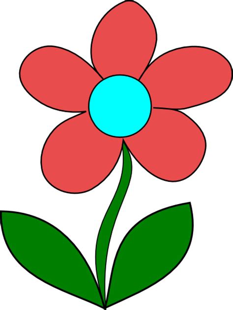 Blue Flower Clip Art At Vector Clip Art Online Royalty