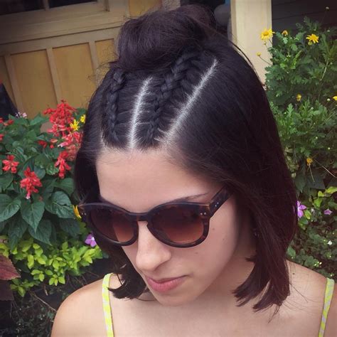 25 Cute Short Hairstyle With Braids Braided Short