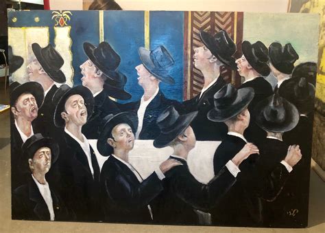 Michael Gleizer Bochurim Dancing 770 Chabad Synagogue Judaica Jewish