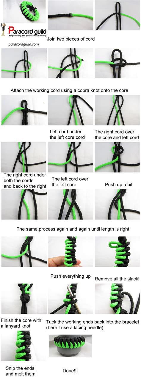 Once you master the easy 'weave' these are so quick to make and look fantastic. HOW TO MAKE PARACORD BRACELET - Espar Denen