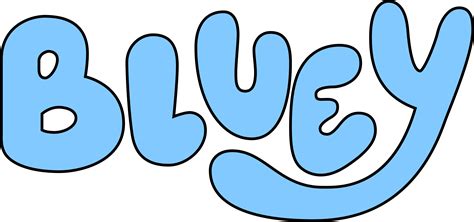 Bluey Logo Svg Bluey Svg Cartoon Svg Png Eps Dxf Instant Inspire