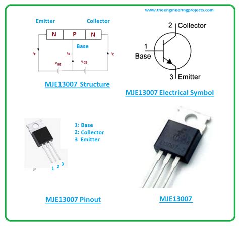 Mje13007 Npn Transistor Datasheet Pinout Features Applications Porn