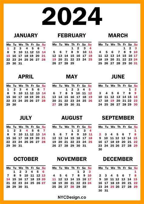2024 Printable Calendar United States Map Mara Serena