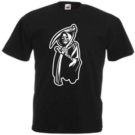 Grim Reaper T Shirt Etsy