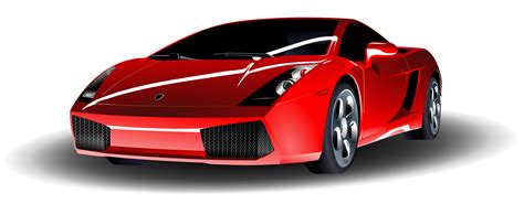 Clipart Red Sports Car