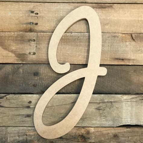 Cursive Wooden Letters, Large Wooden Letters, Wall Letters