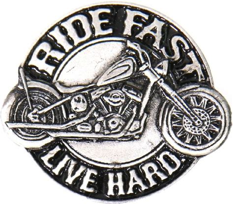 Circle Bike Biker Harley Rider Mc Biker Pin Clothing