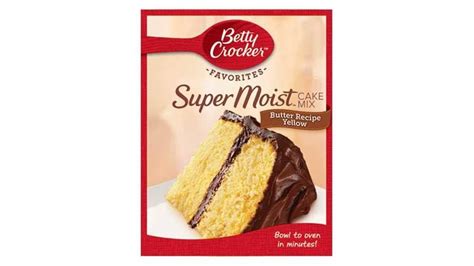 Modified corn starch, corn starch, palm oil, propylene glycol mono and diesters, salt, monoglycerides, dicalcium phosphate, sodium stearoyl lactylate, xanthan gum, cellulose gum, artificial flavor, yellows 5 & 6. Betty Crocker™ Super Moist™ Favorites Butter Recipe Yellow ...